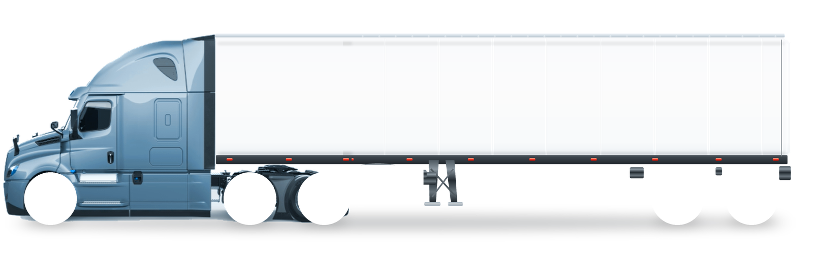 NVZ TRANSPORT LLC tractor and dry van trailer